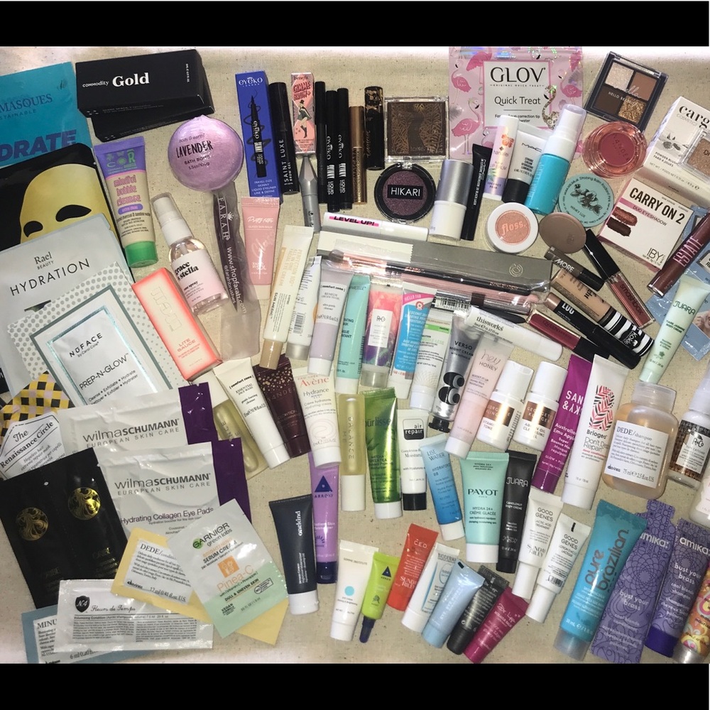 IPSY Samples and Cosmetic Bags Collection NWT Tarte, Smashbox, Benefits & More